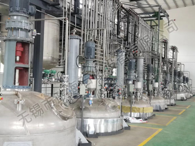 Leak test of stainless steel reactor